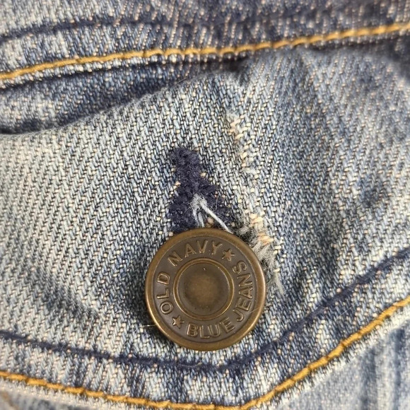 For Kitty Rescue!  Old Navy Youth Distressed Denim Jacket - Picture 10 of 16